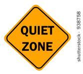 Quiet Zone sign isolated on a | Clipart Panda - Free Clipart Images