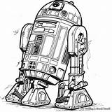 R2 D2 Coloring Pages  Free & Printable sketch template