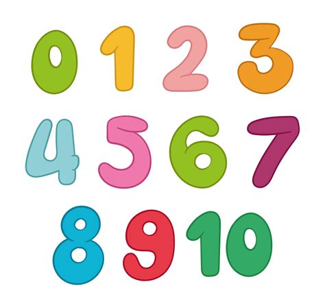 7 Best Images of Printable Bubble Numbers 0-10 - Free Printable Numbers ...