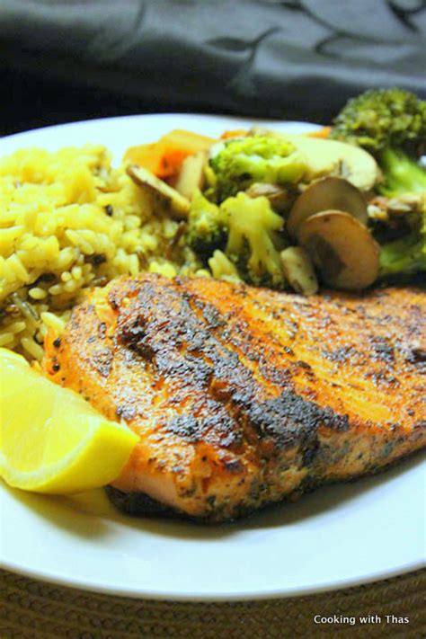 Pan Fried Blackened Trout- Healthy Trout Recipe - Cooking with Thas ...