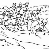 Trench Warfare Ww1 Soldiers Coloring Page 58043 45905 sketch template