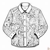 Printable Shirt Coloring Pages Free For Kids And Adults sketch template