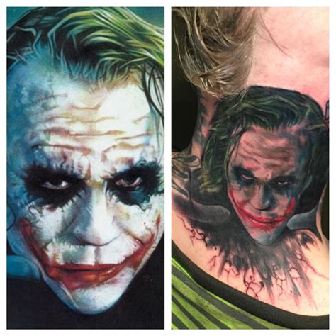 Neck tattoo : r/joker