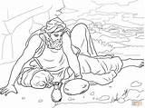 Elijah In The Wilderness coloring page  Free Printable Coloring Pages sketch template