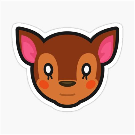 Fauna Animal Crossing Stickers | Redbubble