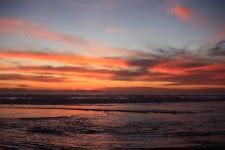 Sunset On A California Beach Free Stock Photo - Public Domain Pictures