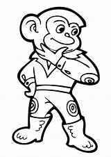Cartoon Monkey coloring Page  Download Print Or Color Online For Free sketch template