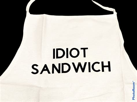 Gordon Ramsay Idiot Sandwich Funny BBQ Grilling Apron | Etsy