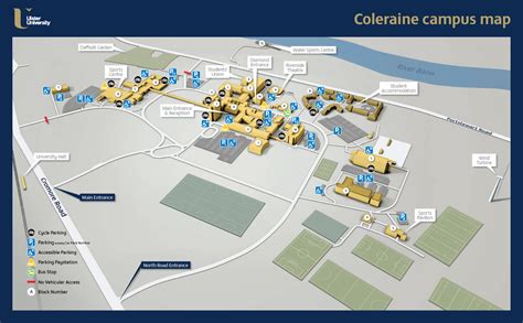 University Of Ulster Coleraine Campus Map - College Map