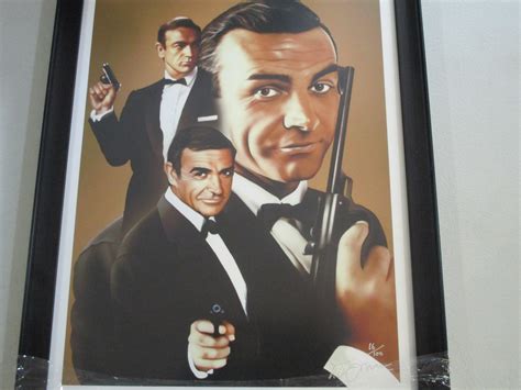 JAMES BOND-SEAN CONNERY LIMITED EDITION PRINT FRAMED – London Art and ...