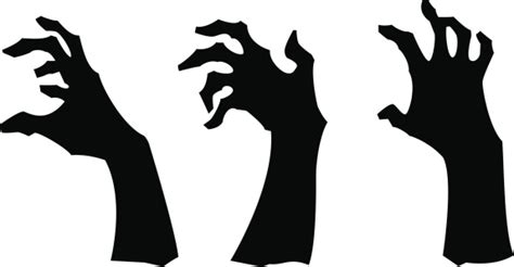zombie hand silhouette png - Clip Art Library