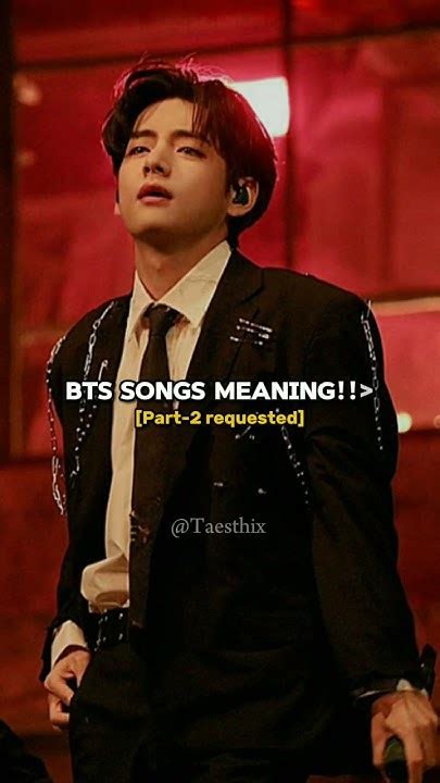 Bts songs Meaning ( pt.2).🎀 ️ #ytshorts #shortsfeed #shorts - YouTube