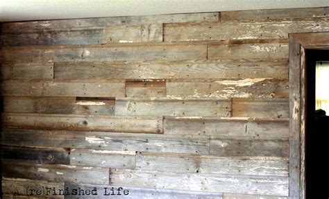 A Refinished Life: Barn Wood Accent Wall