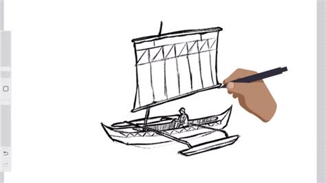 How to draw Vinta - Philippine fishing sailboat - Easy Drawing Tutorial ...