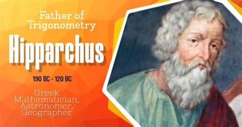 Hipparchus of Nicaea was a Greek Mathematician, Astronomer, Geographer from 190 BC. He is ...