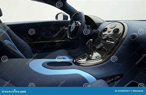 Interior of a Bugatti Veyron Editorial Photo - Image of coupe, modern ...