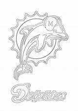 Pencetakan Logo Dan Halaman Mewarnai Miami Dolphins sketch template