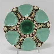 Six Matte Green Empire (Owens) Pottery Tiles. (#0118) on Oct 01, 2022 | Casco Bay Auctions in ME