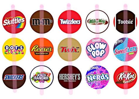 INSTANT DOWNLOAD Candy Logo 15 1 inch bottle by Crazy4Bottlecaps, $1.75 ...