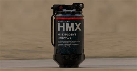 ArtStation - HMX Grenade - Game Ready | Game Assets