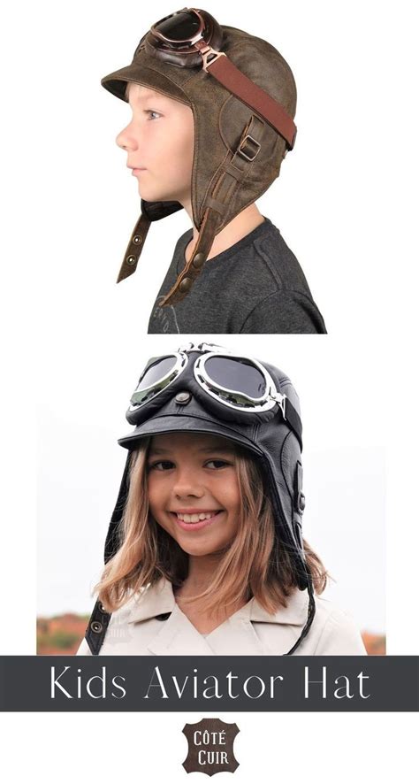 Kids aviator pilot hat for boys and girls. Aviator Hat, Steampunk Costume, Kids Hats, Aviation ...