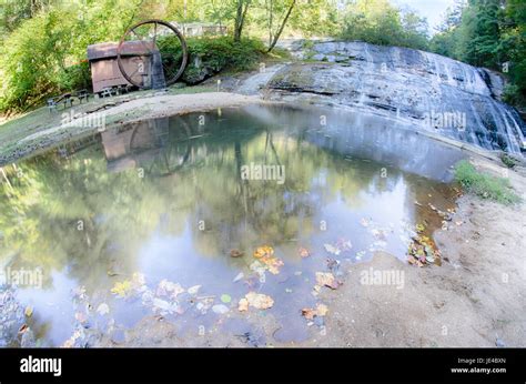 moravian falls park in north carolina mountains Stock Photo - Alamy