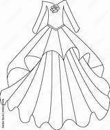 Dress Templates Coloring Pages sketch template