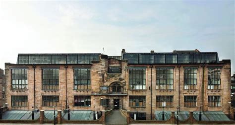 Glasgow School of Art. Built 1897. Damaged by a fire in 2014 and again this week. It is filled ...