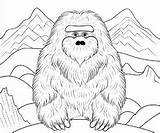 Free Yeti coloring Pages – Coloring Corner sketch template
