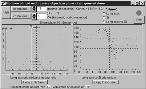 Strain and shear zone calculations, including general plane strain shear | Banana-Soft.com