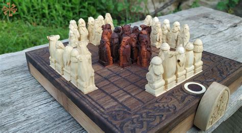 Hnefatafl Old Viking Board Game Hnefatafl Celtic Design - Etsy