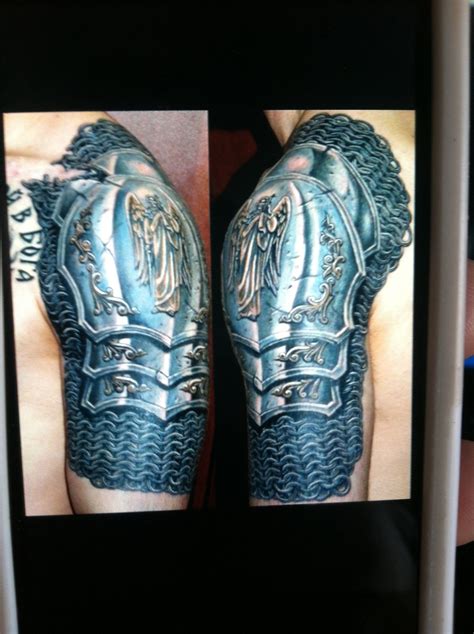 "Armor of God" tattoo | Armor tattoo, Shoulder armor tattoo, Armour tattoo