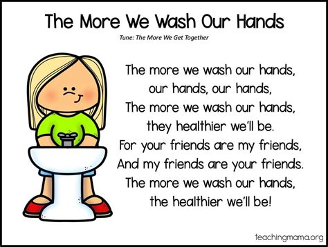 Handwashing Songs for Kids | Classroom songs, School songs, Hand washing song