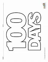 100th Day Of School Coloring Page V5  Pages ClassCrown sketch template
