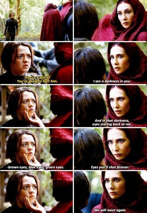 Did Melisandre fail to "see" her own (possible) death? (SPOILERS ...