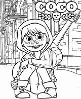 Coco Coloring Pages Disney Movie Printable Fresh Getcolorings Print  sketch template