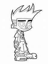 Kids Page Johnny Test Coloring Pages  Free Printable Colouring sketch template
