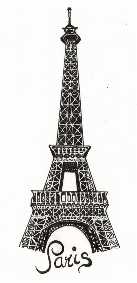 Free Eiffel Tower Drawing, Download Free Eiffel Tower Drawing png ...