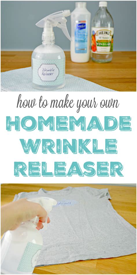 How To Make Your Own Homemade Wrinkle Releaser Spray - Mom 4 Real