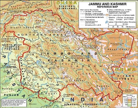 Jammu & Kashmir: General Reference Map