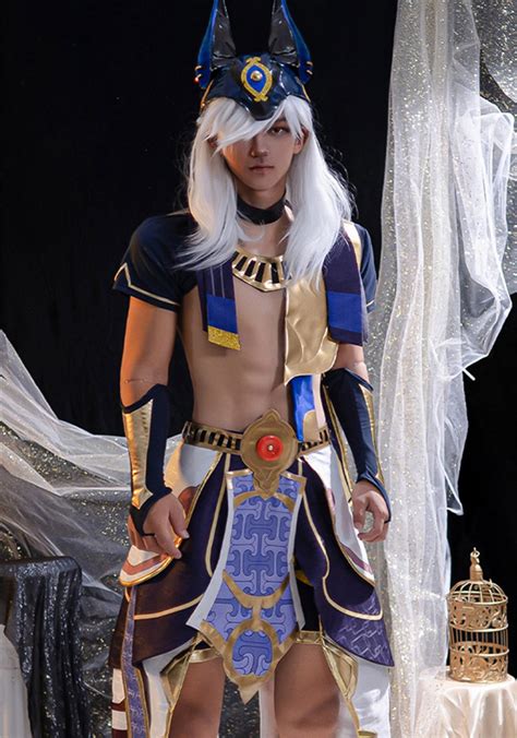 US$ 116.99 - Genshin Impact Cyno Premium Edition Cosplay Costume - www.cosplaylight.com