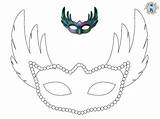 Bouffon Venetian Mask Coloring Page Free Printable Co  Vrogueco sketch template