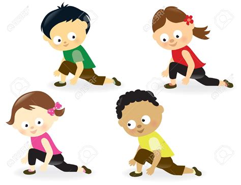 Kids Exercise Clipart | Free download on ClipArtMag
