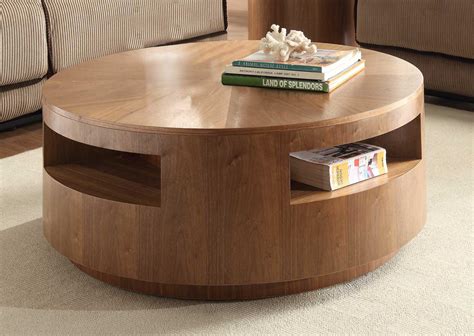 Round Oak Coffee Table | Coffee Table Design Ideas