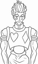 How To Draw Hisoka From Hunter X Hunter Step By Drawing Guide  sketch template