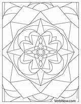 Free GEOMETRIC Coloring Pages For Download Printable PDF sketch template