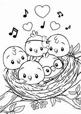 Cute Parrot Coloring Pages sketch template