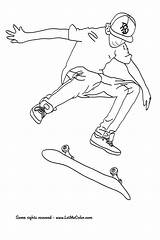 Cool skateboarding Free Download  Colouring Pages Pinterest sketch template