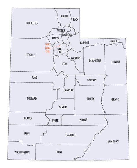 Utah County Map