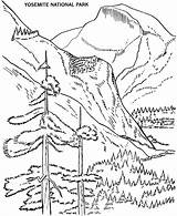 USA Printables Half Dome Coloring Page  Yosemite National Park sketch template